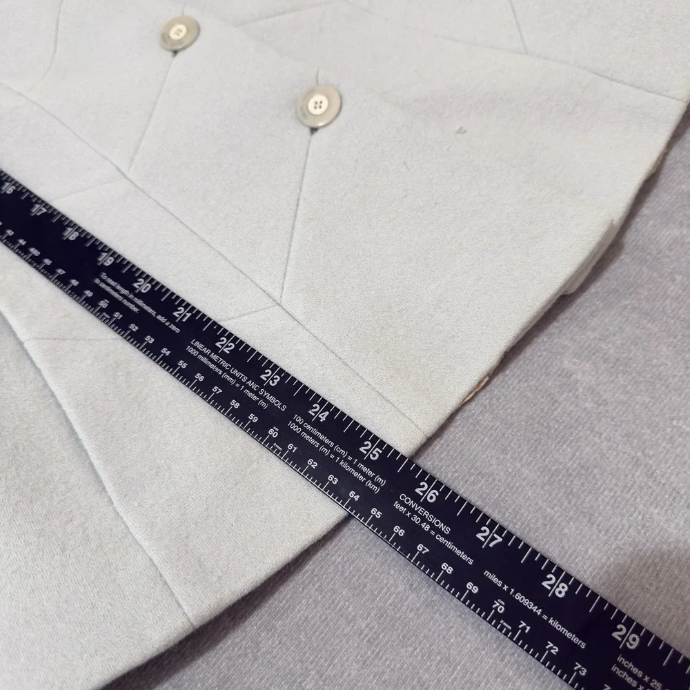 Rena Lange Evening Jacket Womens 12 Dove Gray Wool Lined AS‎ SEEN ON QUEEN SONJA